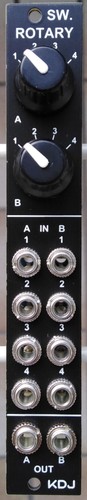 Eurorack modul dual - ,dual, rotary
