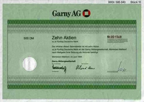 Garny 1984 mörfelden - garny,