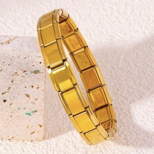 Goldfarbenes armreif armband - goldfarbenes, armreif-armband