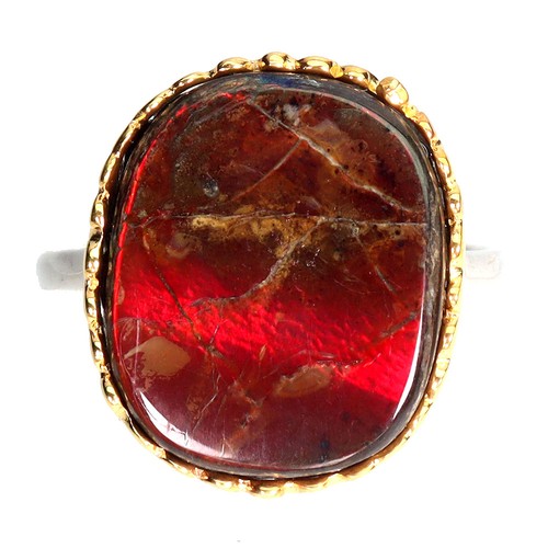 925 sterling silberring ovales - 925,