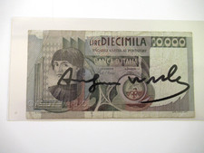 ANDY WARHOL: Echte 10.000 Lire