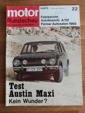 Motor Rundschau 22/1969 Austin