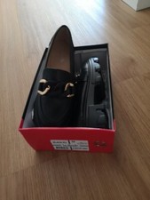 Damen Halbschuh schnalle gold