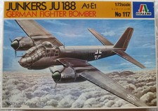 Italeri Nr. 117 , Junkers JU 188 A1-E1  German Fighter Bomber 1:72