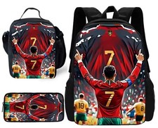 CR7 Fußball Schulrucksack Set