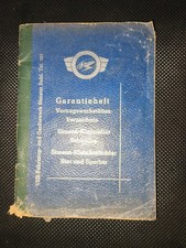 Simson Garantieheft Sperber
