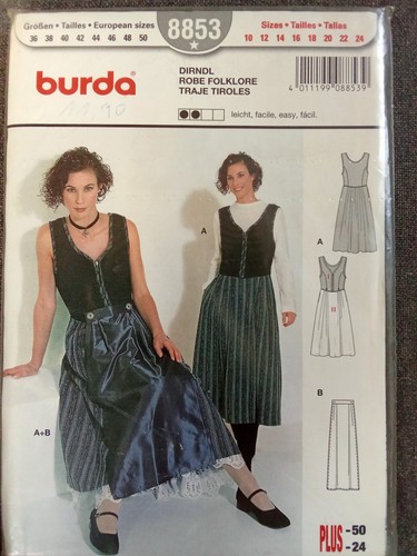 Burda 8853 dirndl - burda,