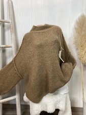 Oversized Strick Pullover mit