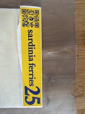 Sardinia Ferries 2025 NEU Aufkleber Italien Fähre Sardinien Korsika Sticker