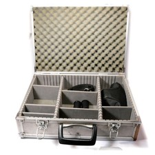 Fotokoffer Kamerakoffer Silber Alu Metall Aluminium ca 45 x 35 x 15 cm