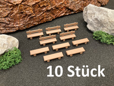 10x Holzbank / Gartenbank /