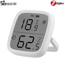 SONOFF Zigbee Smart Temperatur Feuchtigkeitssensor APP Messung LCD Bildschirm