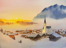  Originales Gemälde, Aquarell