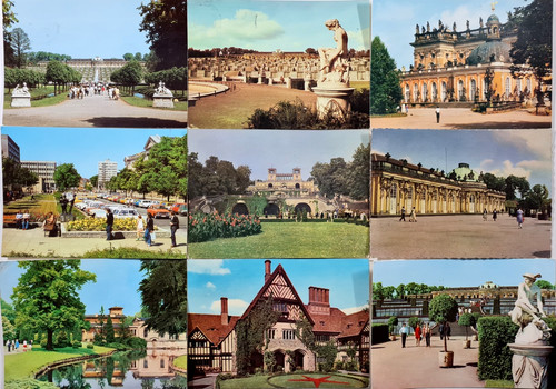 Postkarten lot potsdam - postkarten, x