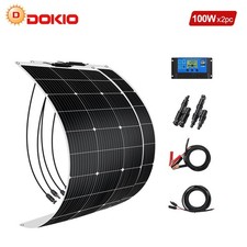 Dokio Solarpanel 12v 200W