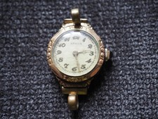 alte ANKRA Damenuhr double um