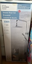 LIVARNO home Regenbrauseset mit Wassersparer Duschbrauseset - B-Ware neuwertig