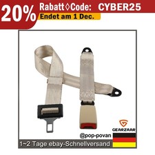 2-Punkt Auto Sicherheitsgurt Gurtpeitsche Beckengurt Für VW Citygolf DE
