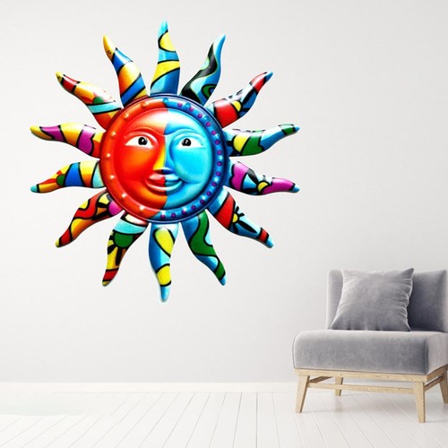 Sun metal wall - sun,