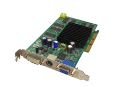 MEDION MSI nVIDIA GeFORCE FX5200 128MB DDR VGA TV-Out DVI AGP VER:210 #GK11952