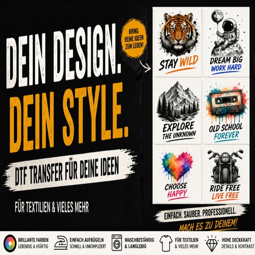 Dtf transfer bügelbild - dtf,
