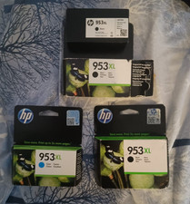 Original HP 953XL 2x schwarz Bk & Cyan Multipack 3-Pack Tintenpatronen