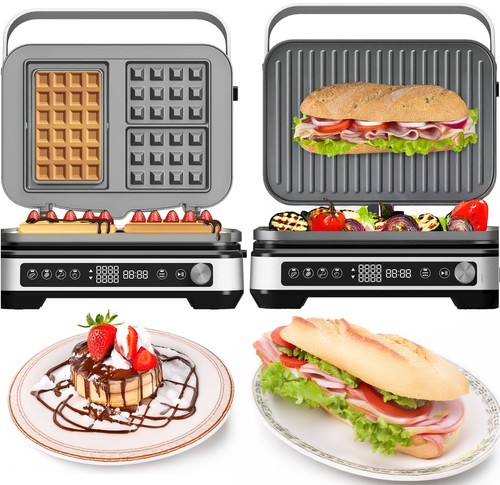 Kontaktgrill 2in1 waffeleisen - kontaktgrill,