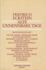 Buch: Alte unnennbare Tage