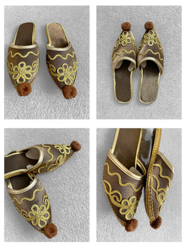 Braune babouche henna - braune,