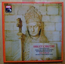 Kirchenmusik  LP - Pax Et Caritas bec-hellouin  Frere Zobel sehr guter Zustand