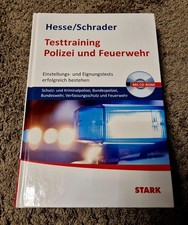 Polizei und Feuerwehr Testtraining mit CD - Einstellungstest
