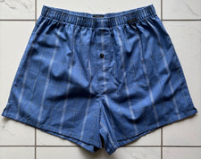 Schiesser Gr. 5 M Herren Shorts Boxershorts Unterhose blau kariert *NEU*