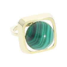 Malachit Ring Gold 333 Second
