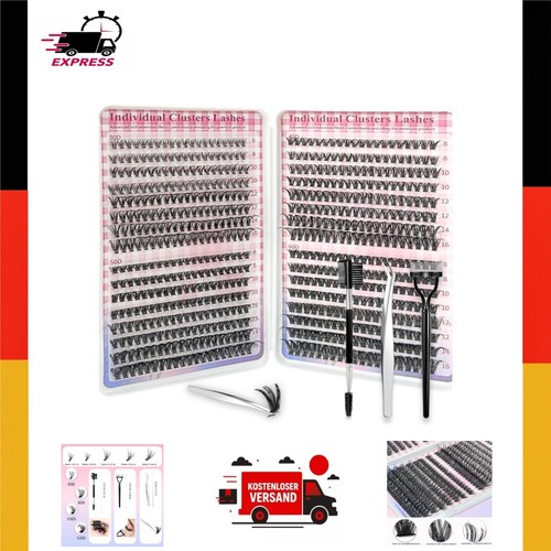640 wimpern cluster 30d - 640,