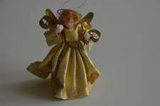 Kleiner Rauschgold Engel zum Aufhängen / 12 cm / Weihnachten