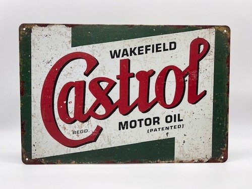Blechschild castrol 20x30cm - castrol,