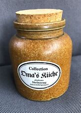 Collection Omas Küche - Dose mit Deckel, Steinzeug Behälter Gefäß Vintage Retro