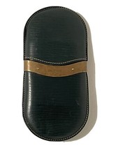 Goldpfeil Edition Luxus Brillenetui Stiftetui Flaschengrün