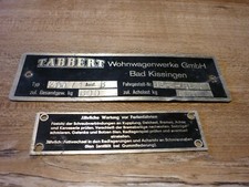 original Typenschild Oldtimer