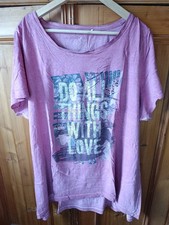 Damen Shirt Dunkel Rosa