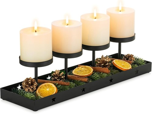 Adventskranz metall 42cm - adventskranz,
