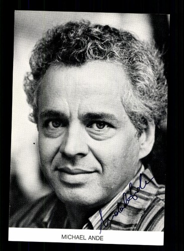 Michael ande autogrammkarte - michael,