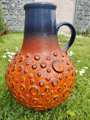 Fat lava vase - fat, jasba