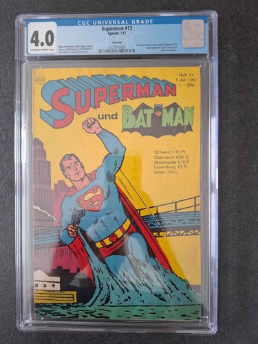 Superman ehapa cgc 4 0 - superman, 4.0