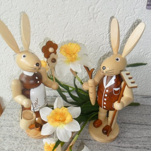 Osterhasen holz pärchen - osterhasen,