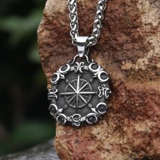 Nordischer Kompass Anhänger