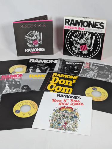 Ramones singles box vinyl - ramones,