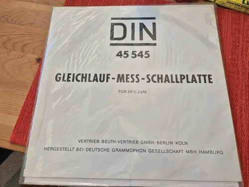 Din 545 gleichlauf mess - lp,