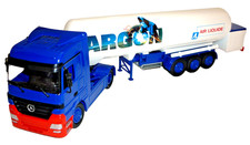 Conrad Metallmodell LKW Mercedes Actros Tankwagen Sattelzug ARGON 1:50