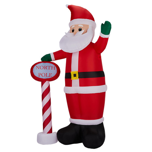 Weihnachtsmann aufblasbar xxl - aufblasbar,